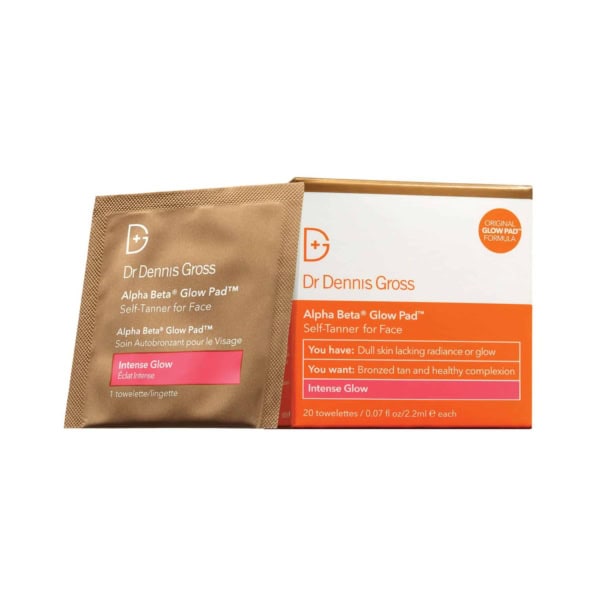 Självbrunande pads för ansiktet