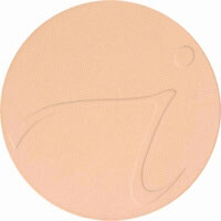 Ljus foundation i rund form.