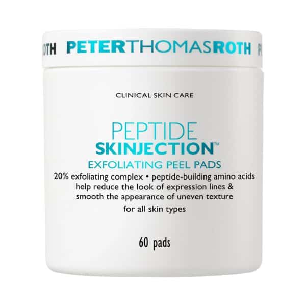 Peter Thomas Roth Peptide Skinjection Exfoliating Peel Pads 60 Pads