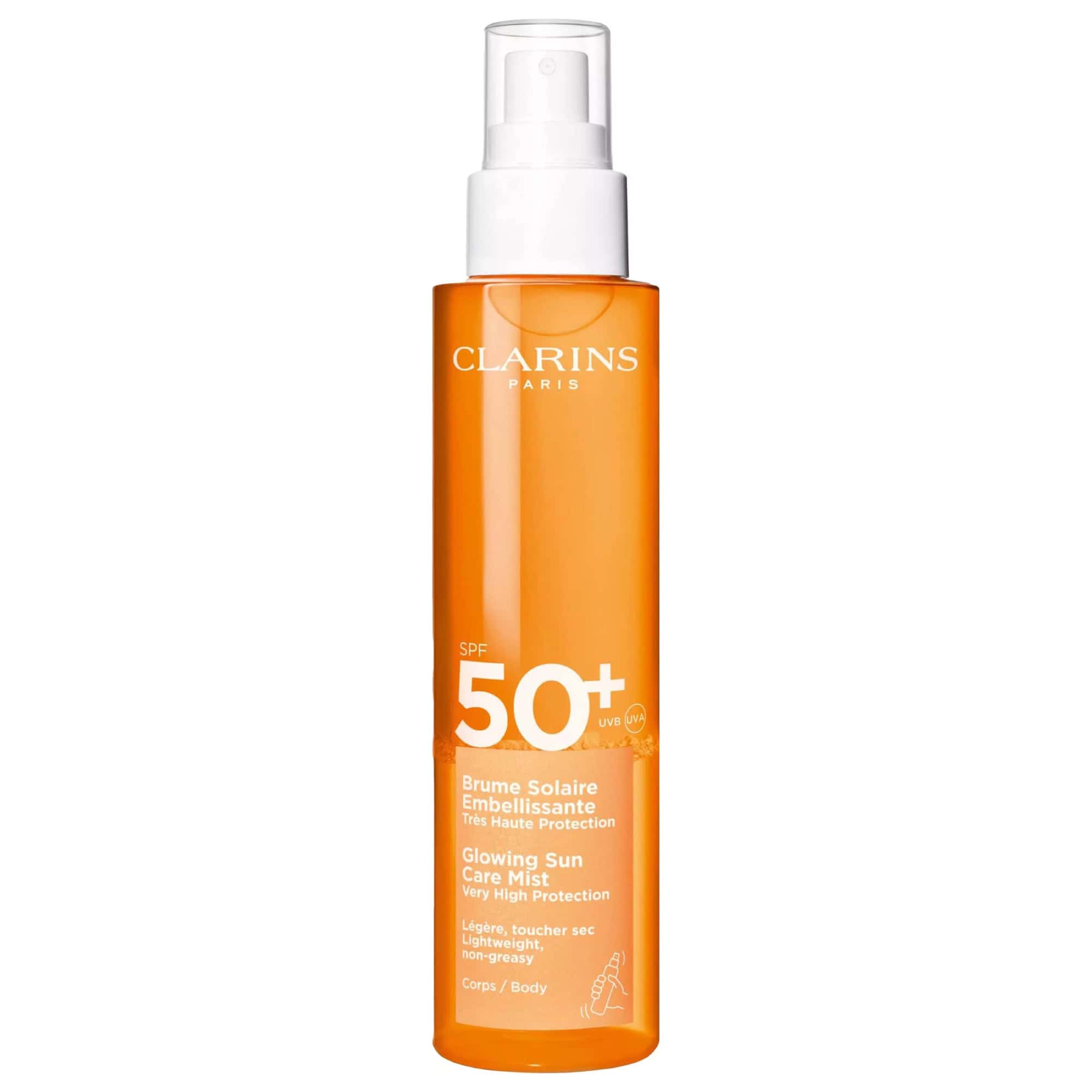 Clarins Glowing Sun Care Mist SPF50
