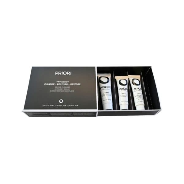 Priori Try Me Kit, Cleanse - Recover - Restore